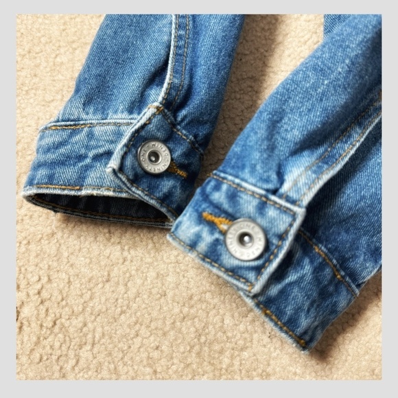 NEW Cotton On Denim Jacket Femme Fierce Graphic Worn In Statement Denim Jacket - Picture 6 of 15